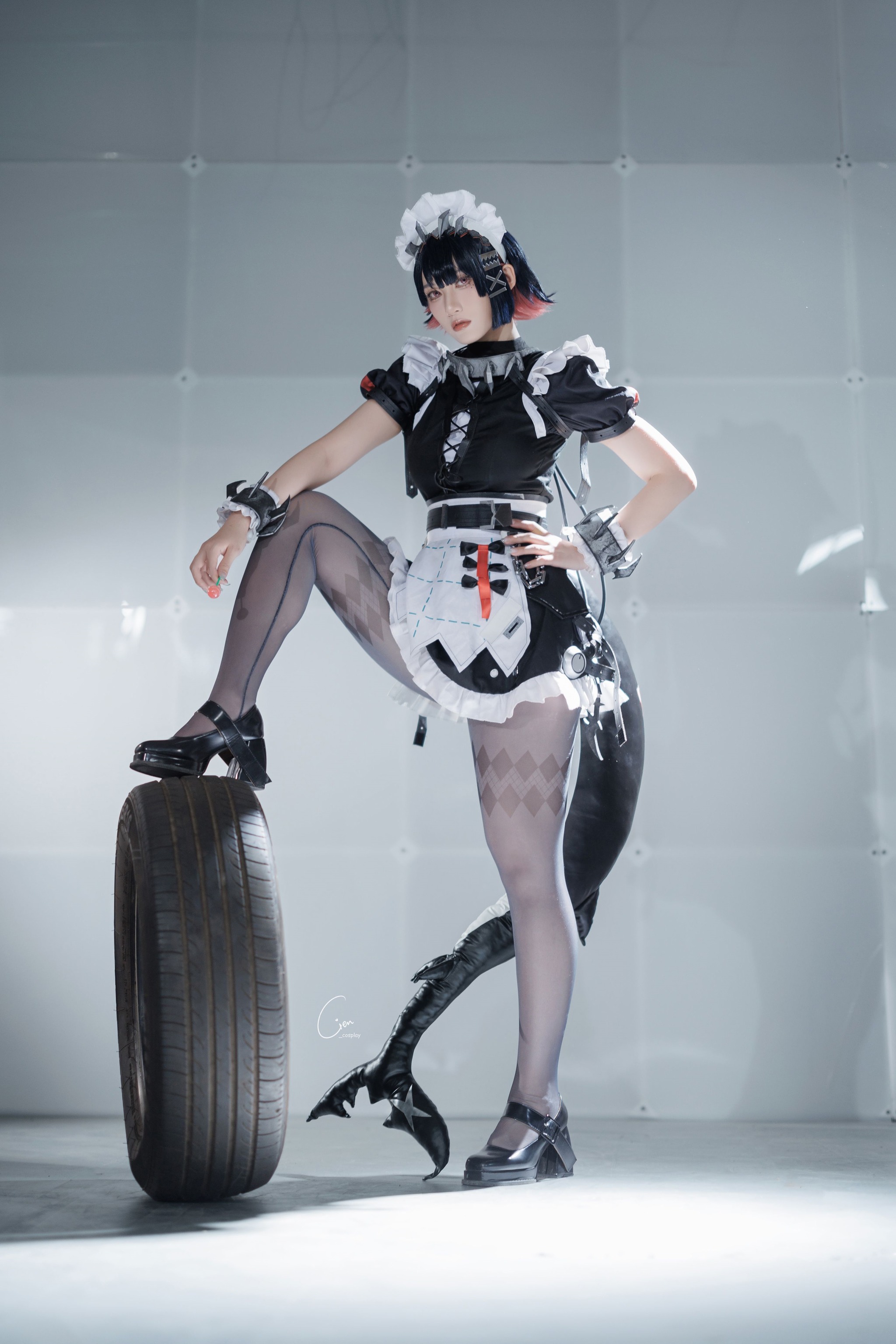 图片[1]-Cien恩恩 – NO.012 艾莲 エレンジョー__ゼンゼロ__zzzero[30P]-XikXak